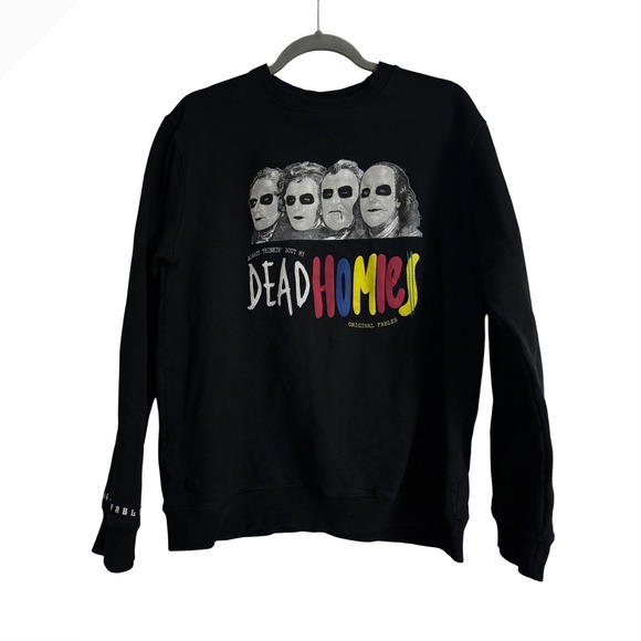 Original Fables Other - Original Fables Dead Homies Graphic Sweatshirt Black Mens Large Founding Fathers